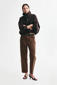 Straight High Waist Ankle Jeans