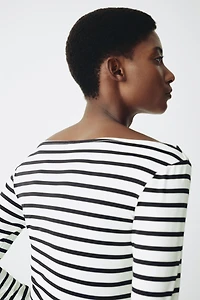 MAMA Haut à encolure bateau