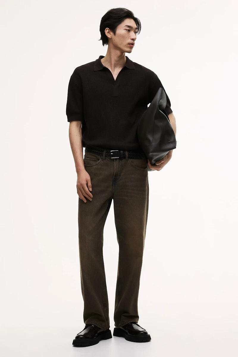 Regular Fit Knitted polo shirt