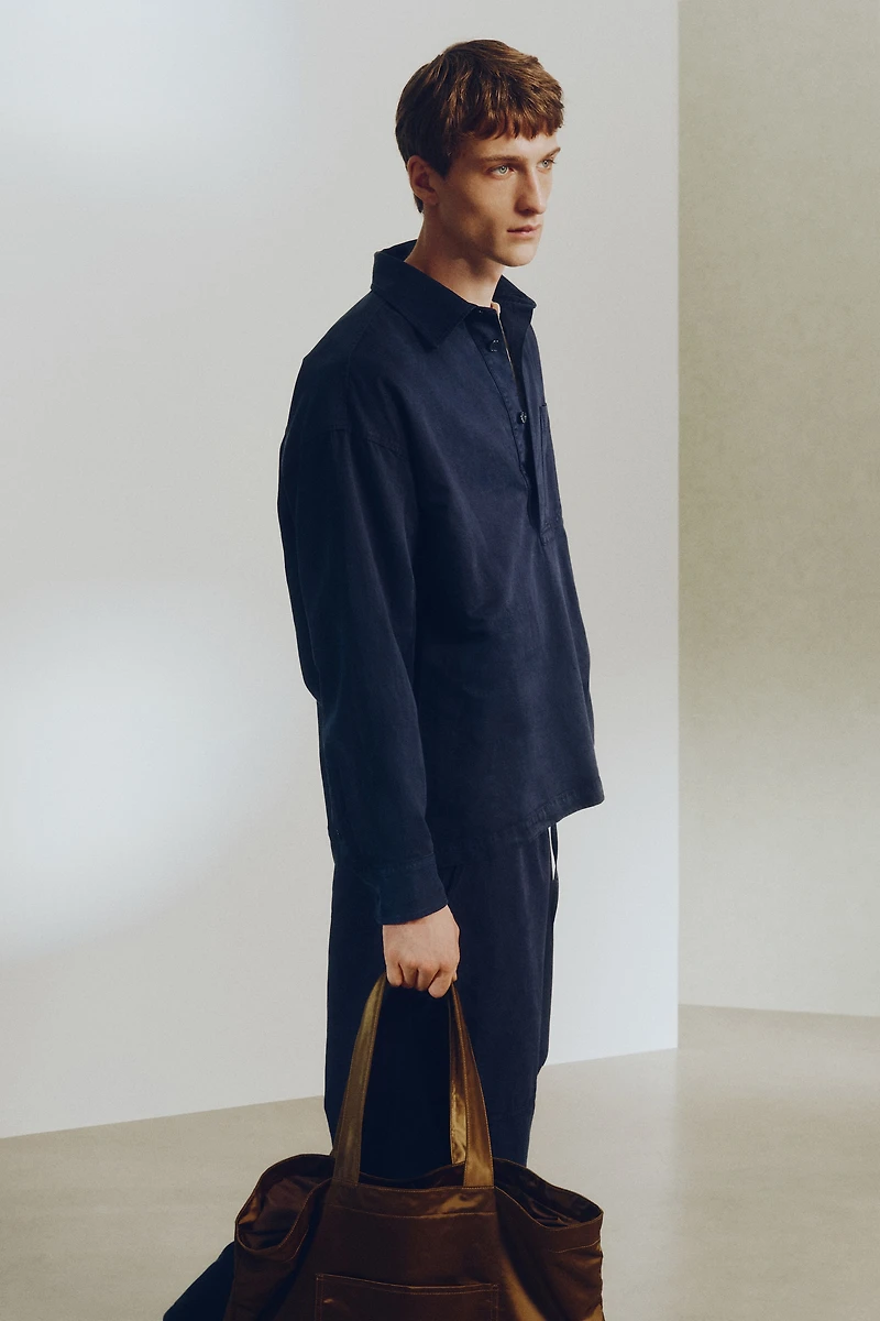 Chemise ample à enfiler