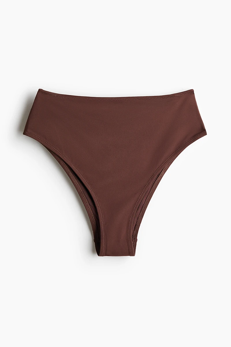 High Waist Cheeky Bikini Bottoms