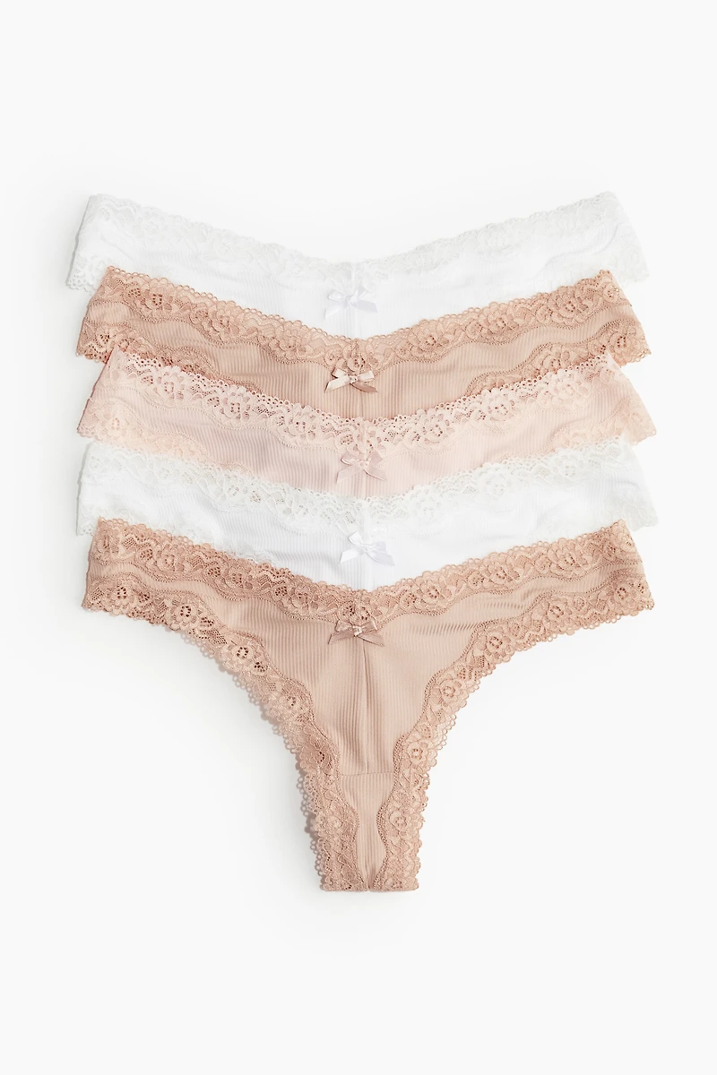Lot de 5 culottes Brazilian