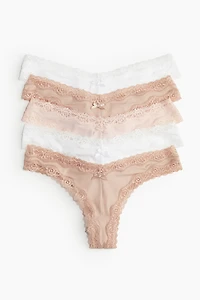 Lot de 5 culottes Brazilian
