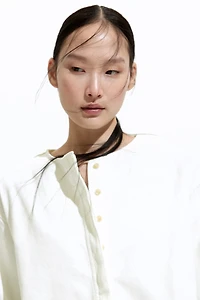 Pullover Twill Blouse