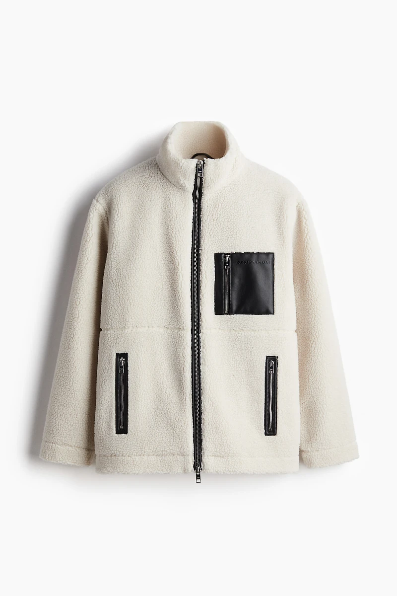 Veste ample en polar