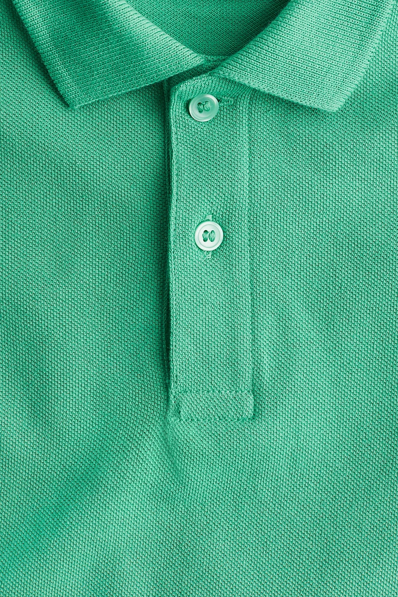 Cotton Pique Polo Shirt