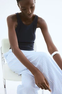 Pantalon en lin mélangé