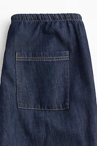 Denim Drawstring Pants
