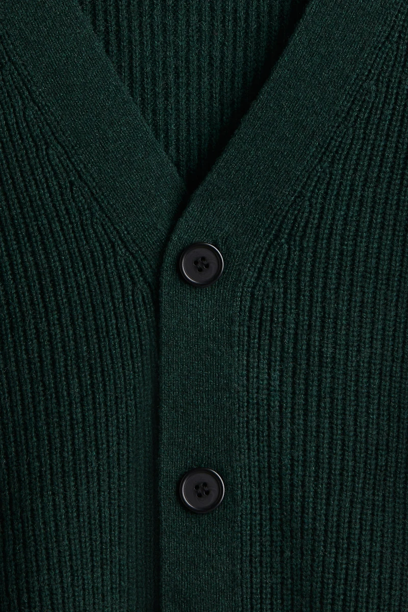 Regular-Fit Wool Cardigan
