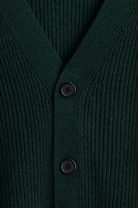 Regular-Fit Wool Cardigan