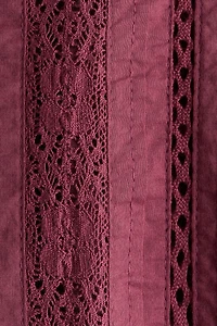 Blouse en coton avec plis nervure