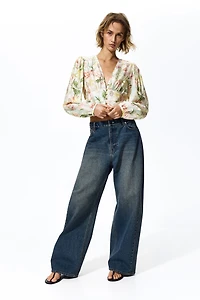 Blouse à encolure en V