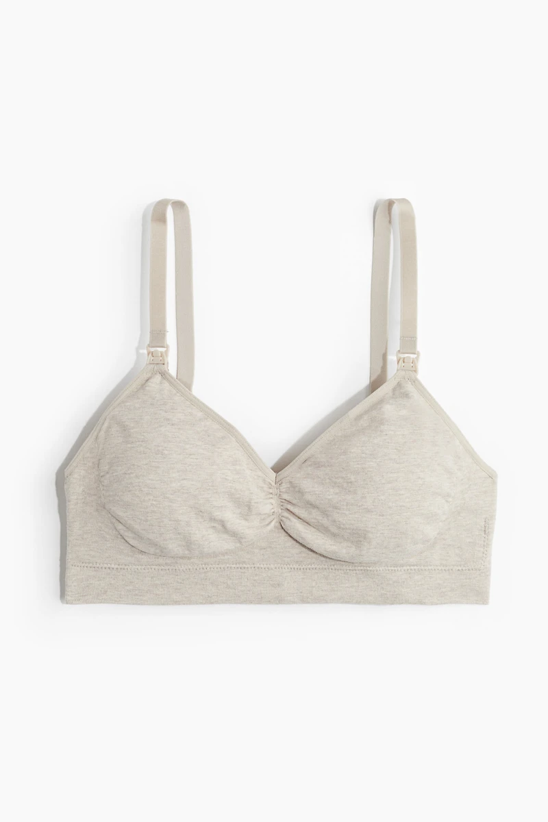Soutien-gorge d'allaitement MAMA en coton mélangé