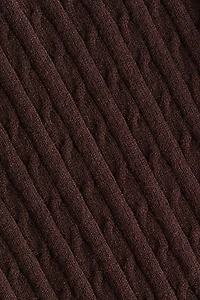 Flared Cable-Knit Leggings