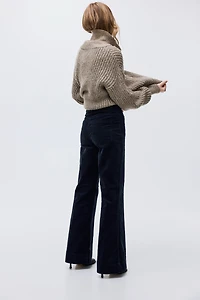 Flared Corduroy Pants