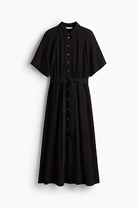 Tie-belt Shirt Dress