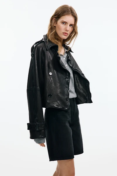 Denim Bermuda Shorts