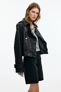 Denim Bermuda Shorts