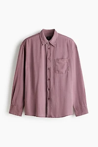Chemise décontractée en lin mélangé