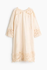 Dress with Eyelet Embroidery