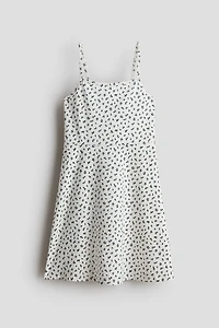 Robe en coton avec bretelles fines