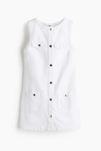 Sleeveless Denim Dress