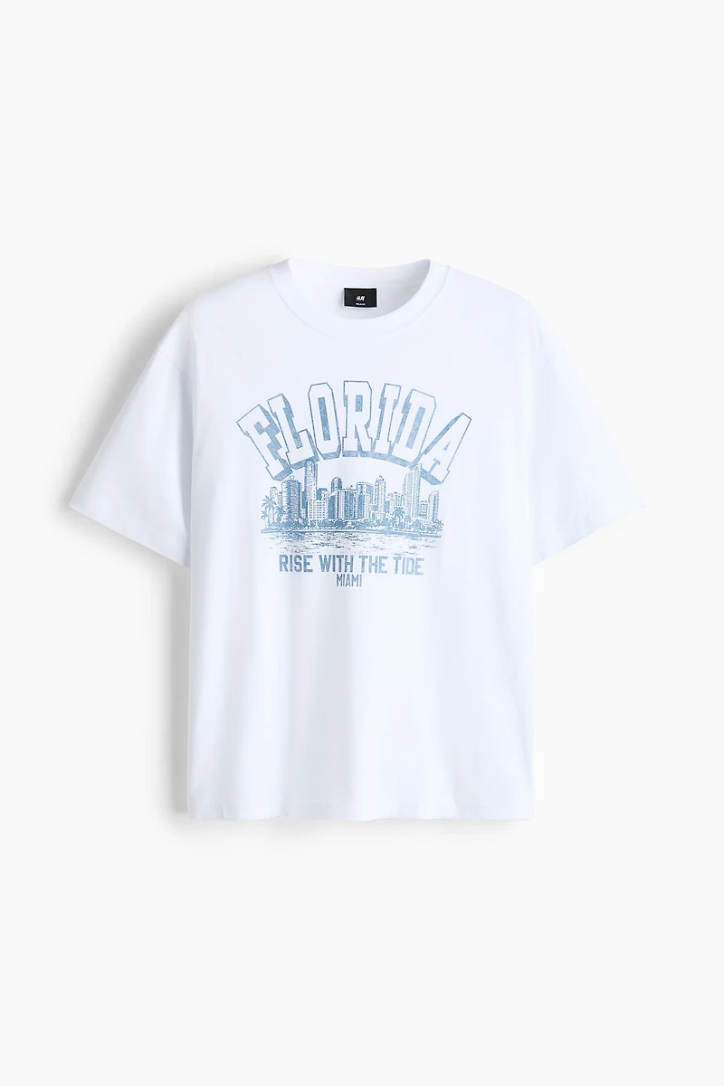 T-shirt imprimé Coupe Flottante
