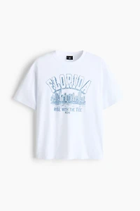 T-shirt imprimé Coupe Flottante