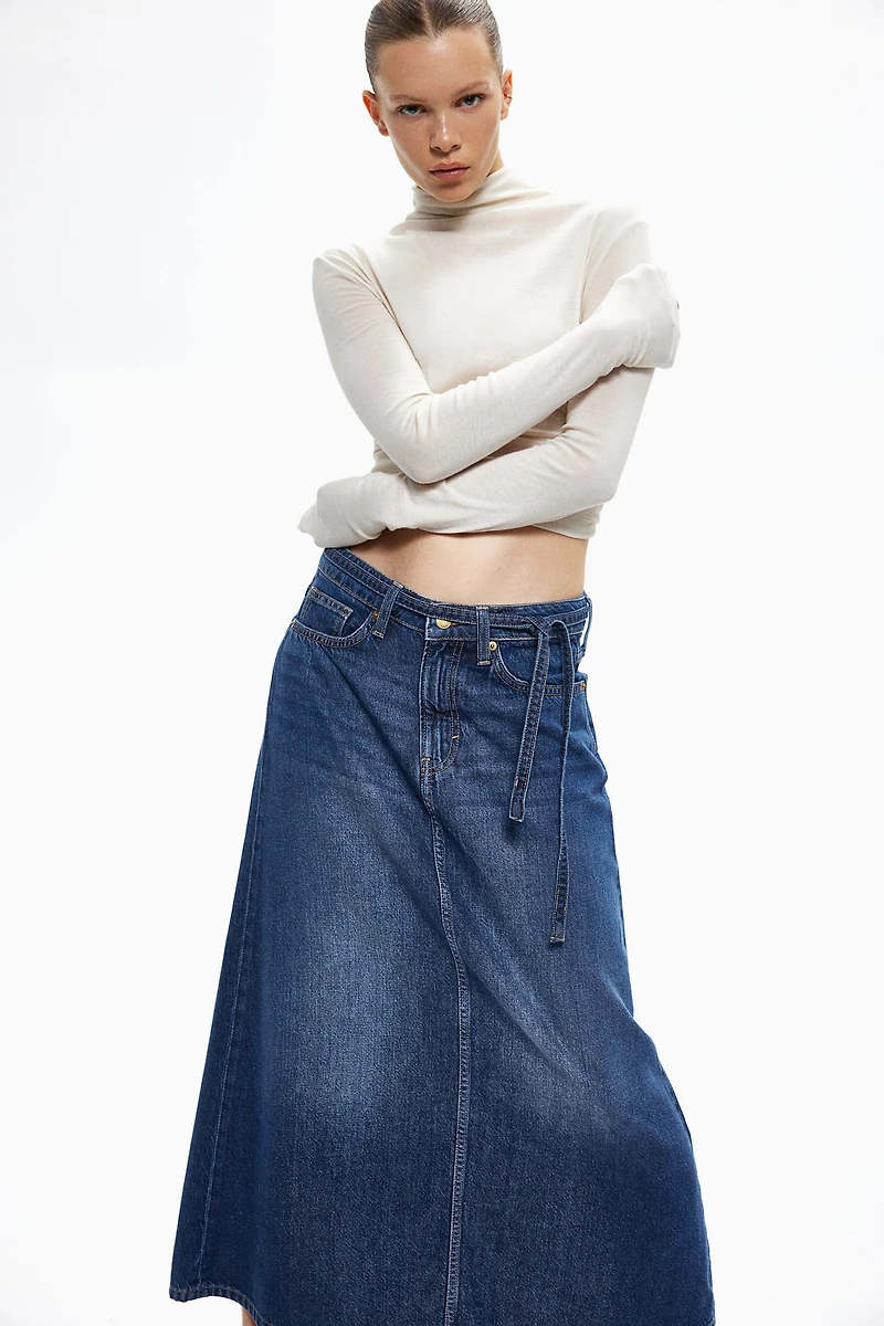 Jupe en denim très légère