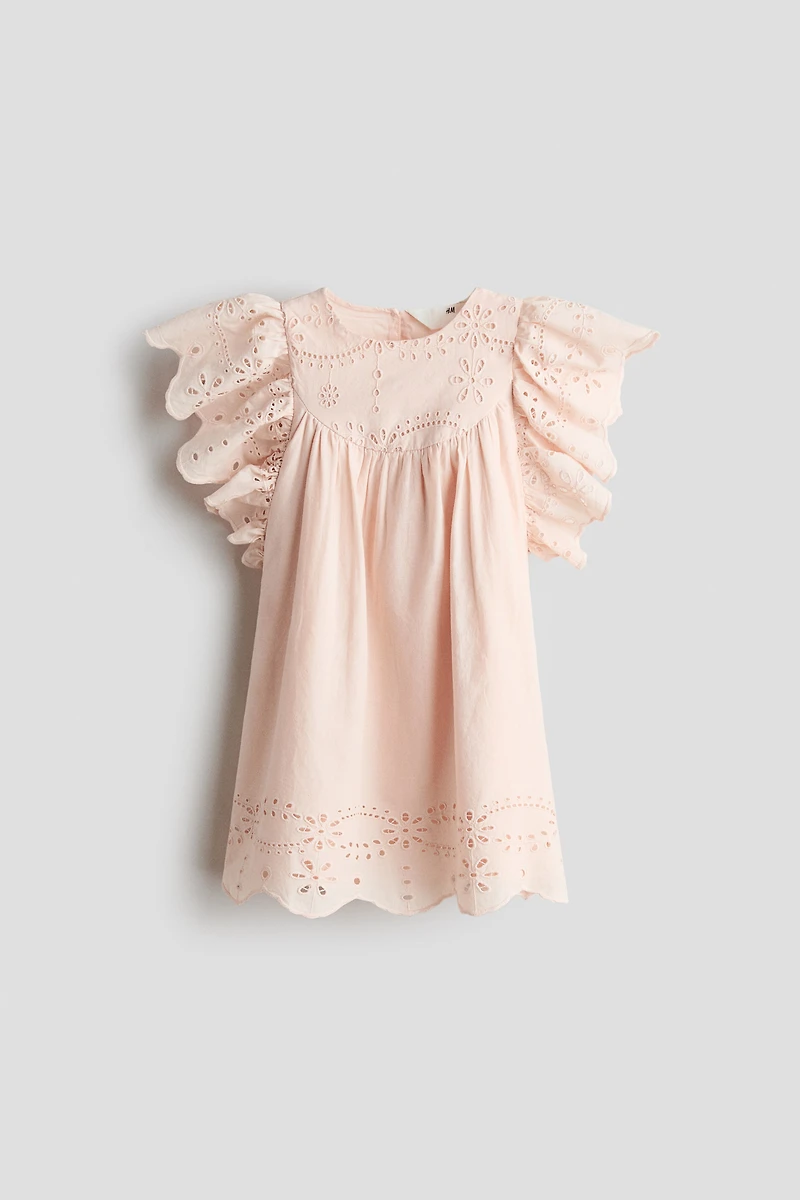 Dress with Eyelet Embroidery