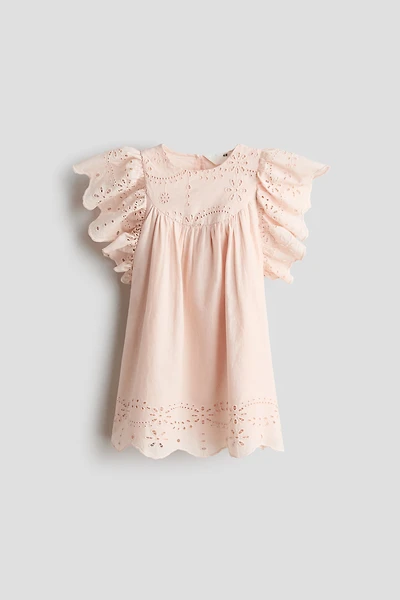 Dress with Eyelet Embroidery
