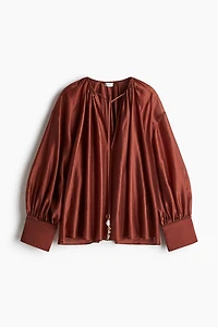 Lyocell-Blend Blouse