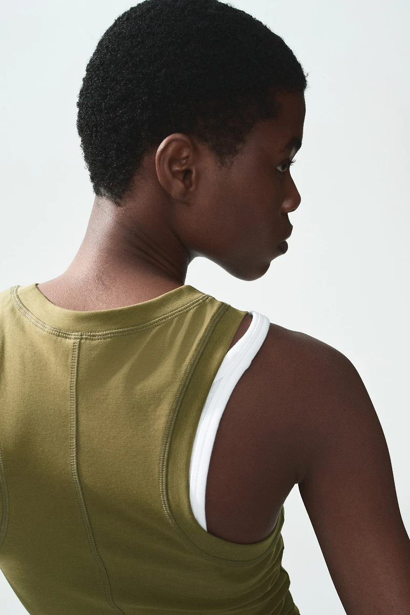 Flatlock-Seam Tank Top