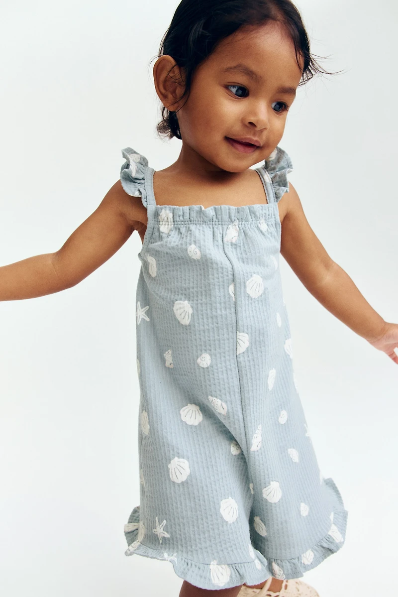 Sleeveless Jersey Romper Suit