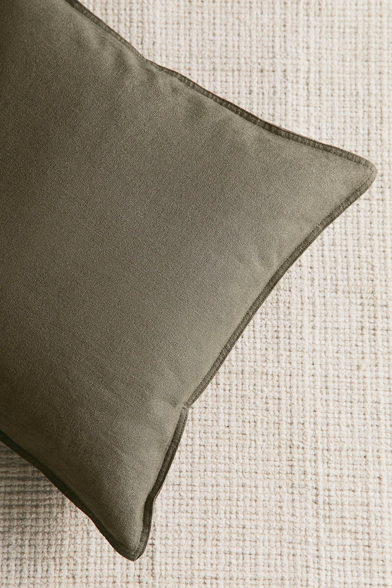 Linen-blend Cushion Cover