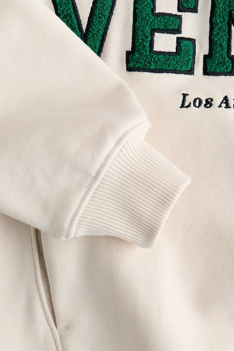 Embroidered-Detail Hoodie