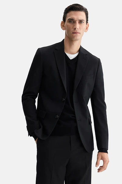 Regular-Fit Single-Breasted Jacket