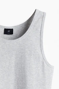 Slim Fit Ribbed Tank Top