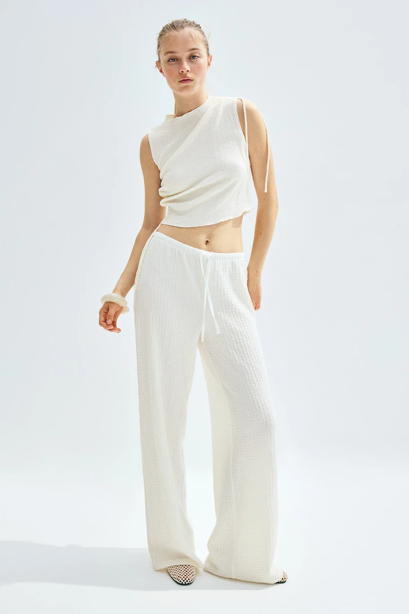Drawstring-Detail Top