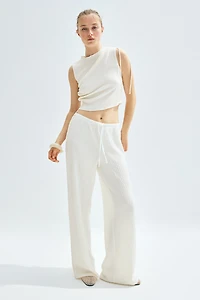 Drawstring-Detail Top