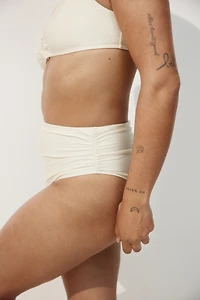 High Waist Cheeky Bikini Bottoms
