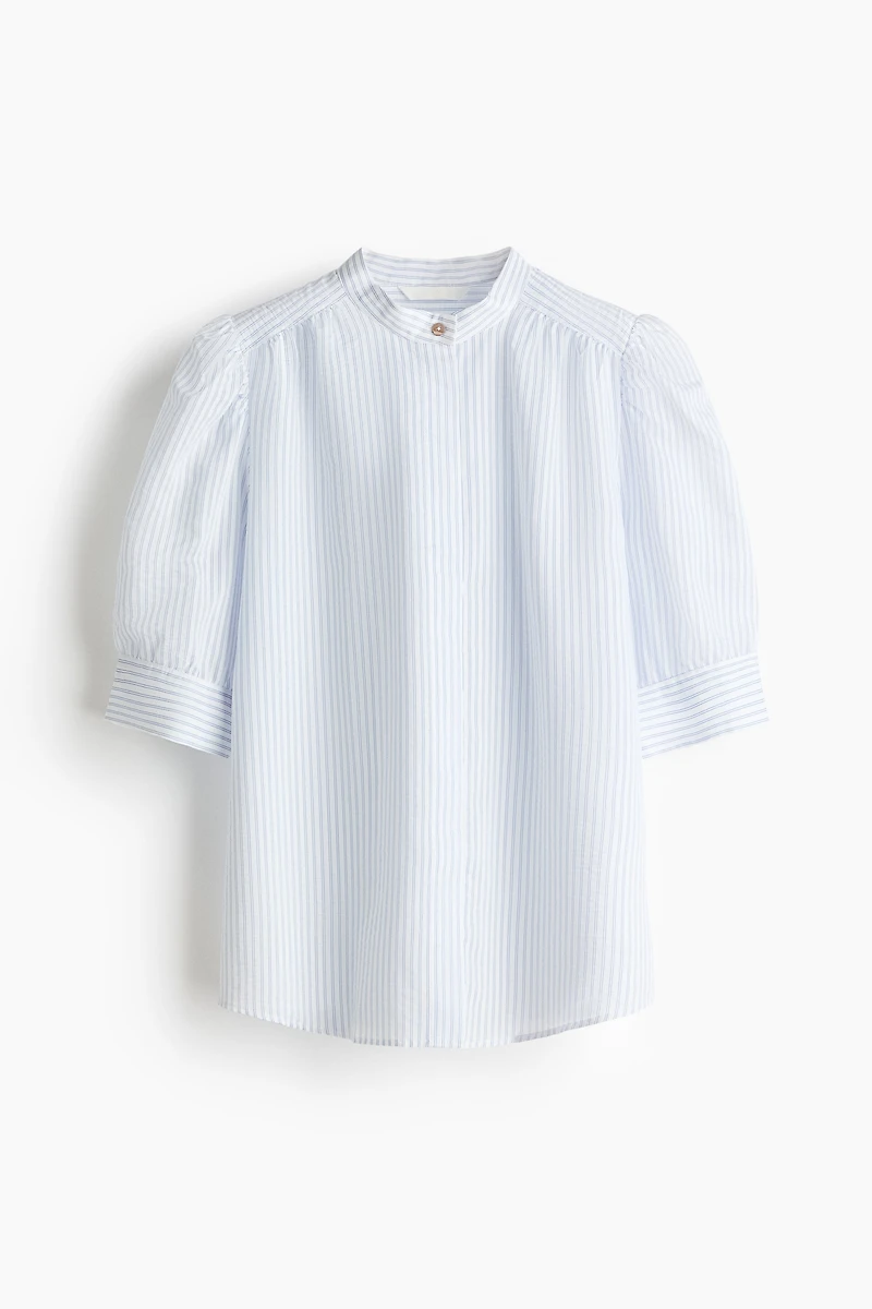 Puff-Sleeved Blouse