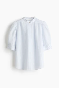 Puff-Sleeved Blouse