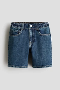 Relaxed-Fit Denim Shorts