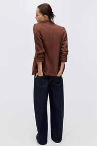Gathered-sleeve Jacket