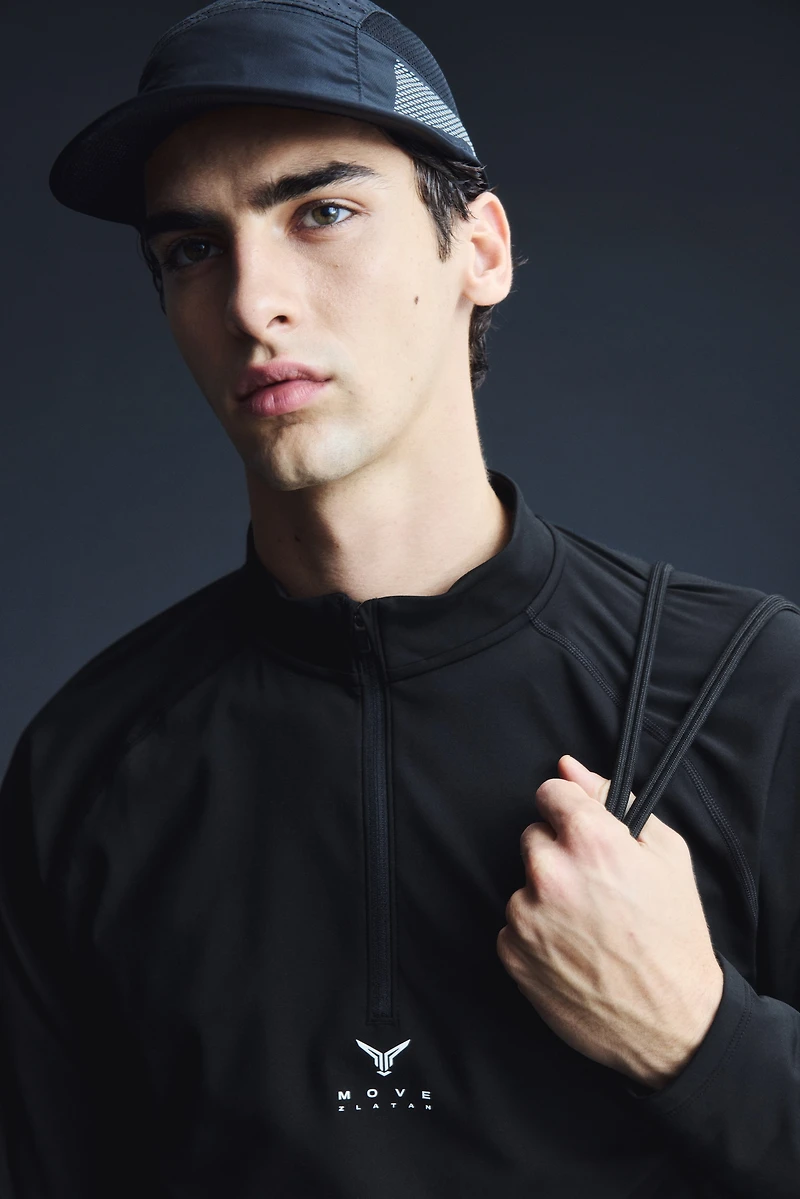 Warm Half-Zip Sports Shirt with ThermoMove™