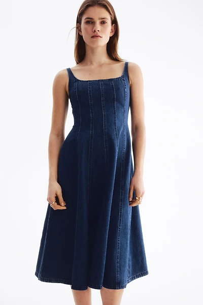 Denim Midi Dress