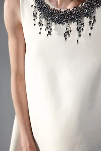 Embellished A-Line Dress