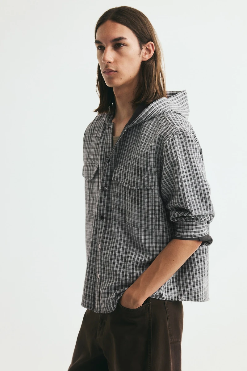 Hooded Cotton Overshirt
