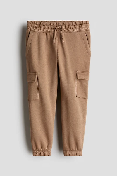 Brushed-Inside Cargo Joggers